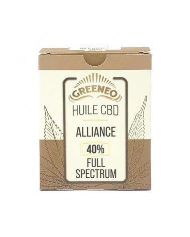 huile de cbd 40% fullspectrum et sa boite