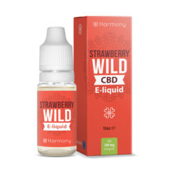 Flacon de E-liquide au CBD Wild Strawberry 300mg