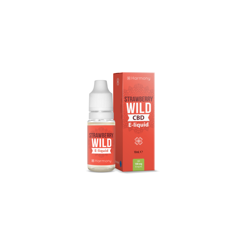 Flacon de E-liquide au CBD Wild Strawberry 300mg