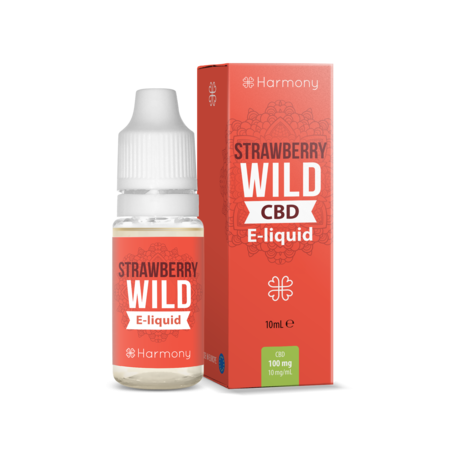 Flacon de E-liquide au CBD Wild Strawberry 300mg