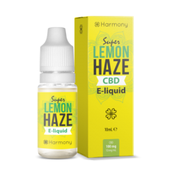 Flacon de E-liquide de CBD super lemon haze en 100 mg