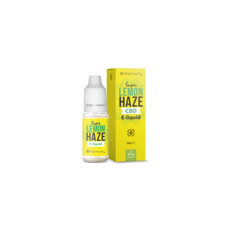 Flacon de E-liquide de CBD super lemon haze en 100 mg