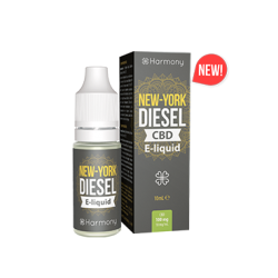 Flacon de E-liquide de CBD New York Diesel en 100 mg