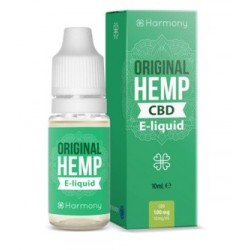 Flacon de E-liquide de CBD Original Hemp au gout de chanvre dosé à 100 mg