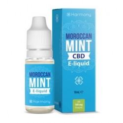 Flacon de E-liquide CBD Moroccan Mint à la menthe marocaine en 300 mg