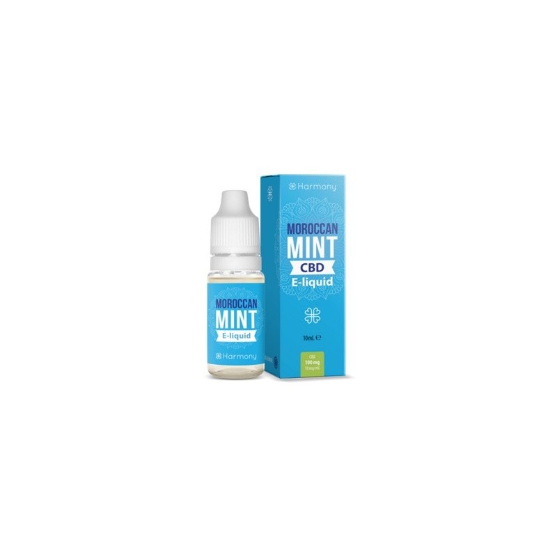 Flacon de E-liquide CBD Moroccan Mint à la menthe marocaine en 300 mg