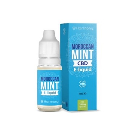 Flacon de E-liquide CBD Moroccan Mint à la menthe marocaine en 300 mg